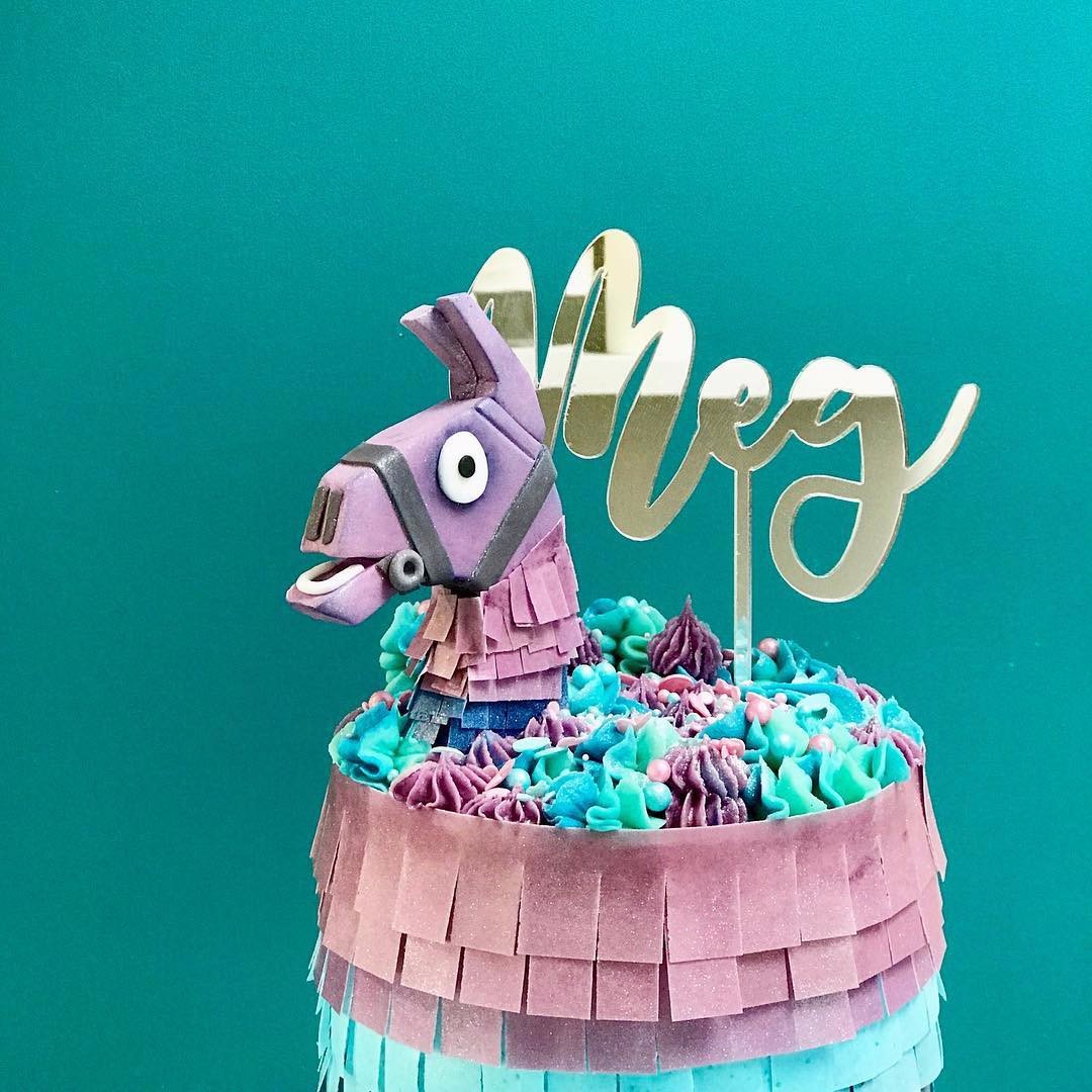 Name cake topper