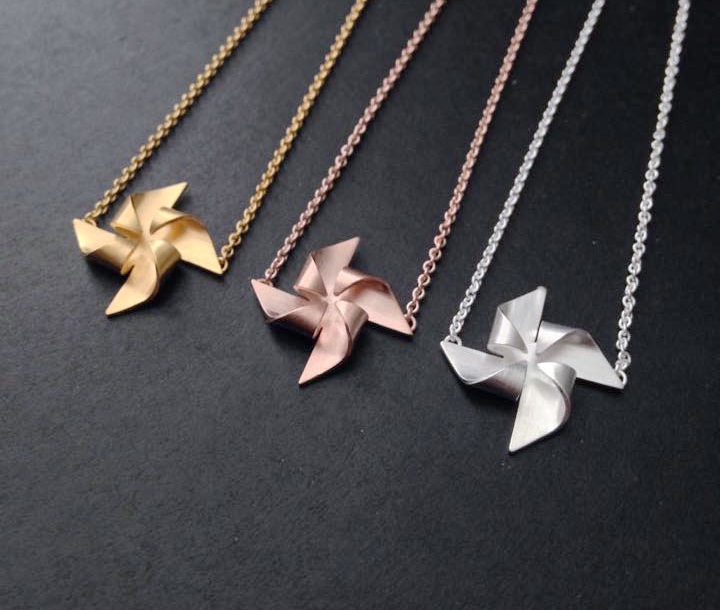 Windmill Necklaces by Alice Barnes