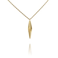 Shard Gold Vermeil Single Drop Necklace