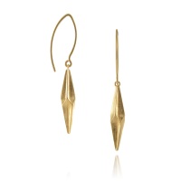 Shard Gold Vermeil Drop Earrings