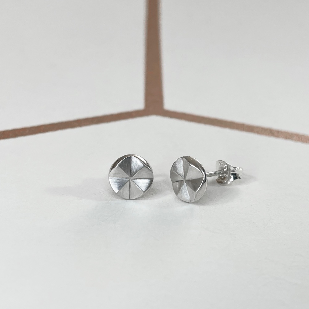 Polaris Nova Studs, silver