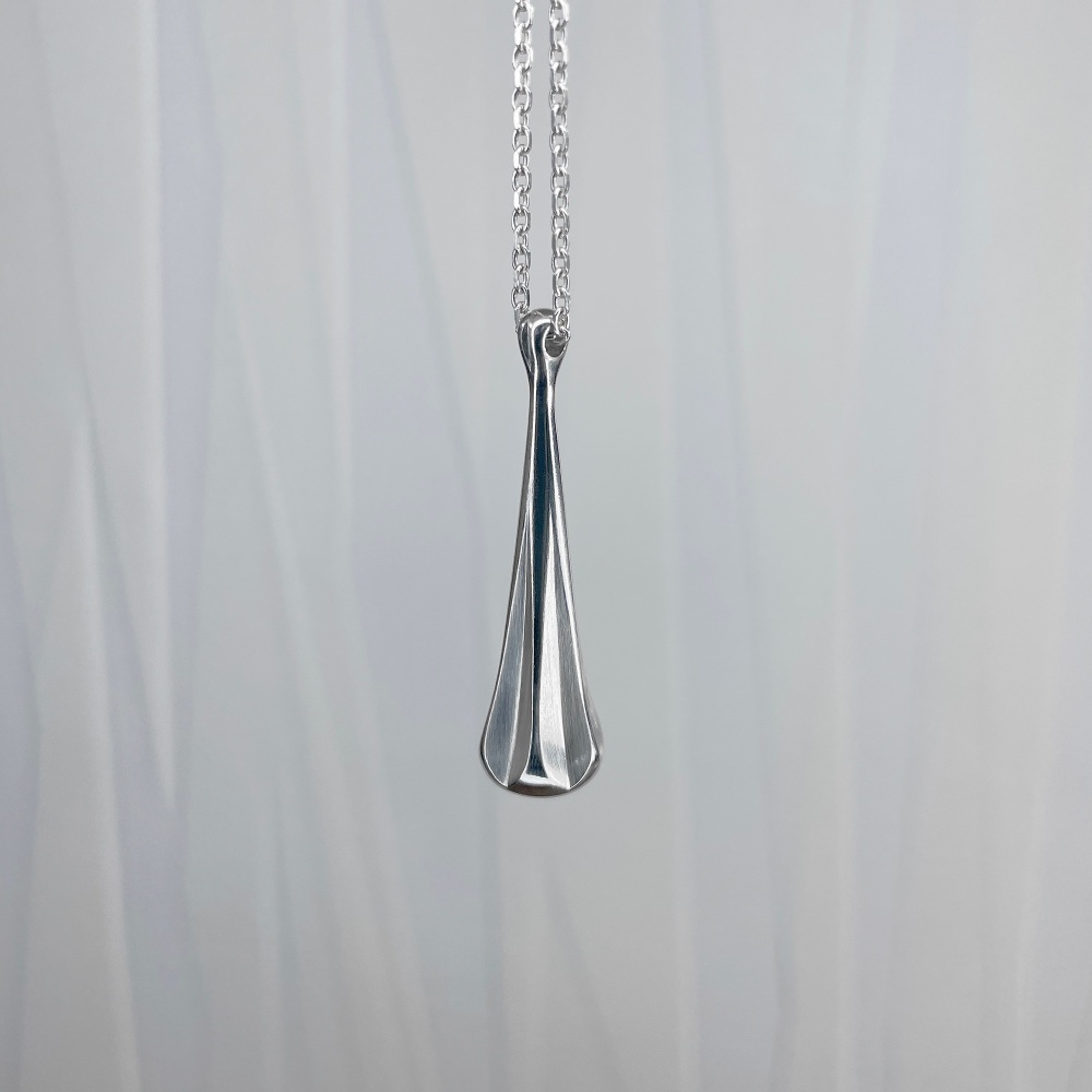 Polaris Drop Pendant, silver