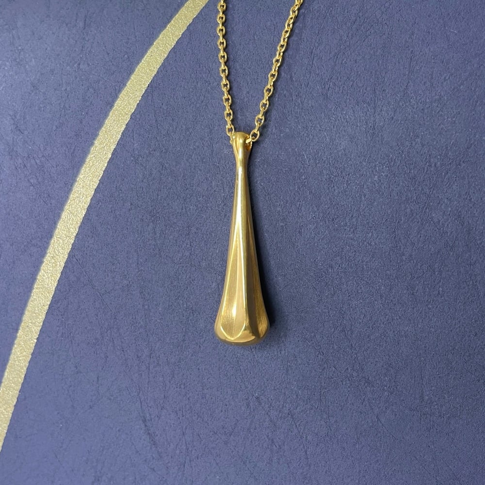 Polaris Drop Pendant, gold vermeil