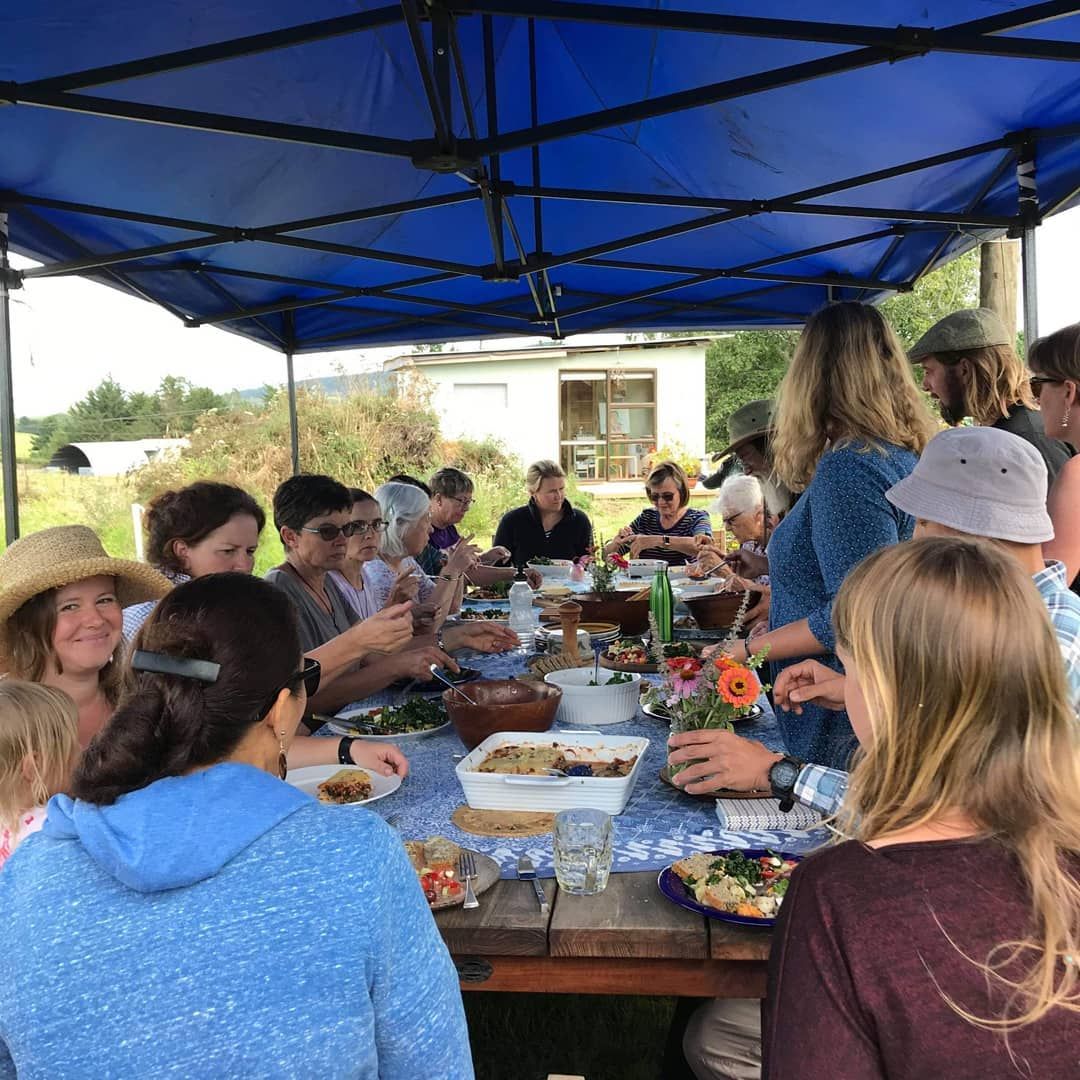 Garden workshop at Setha's Seeds lunch gathering