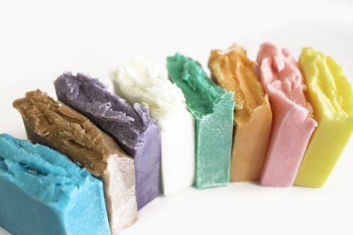 Pack of soap for cutting and wrapping