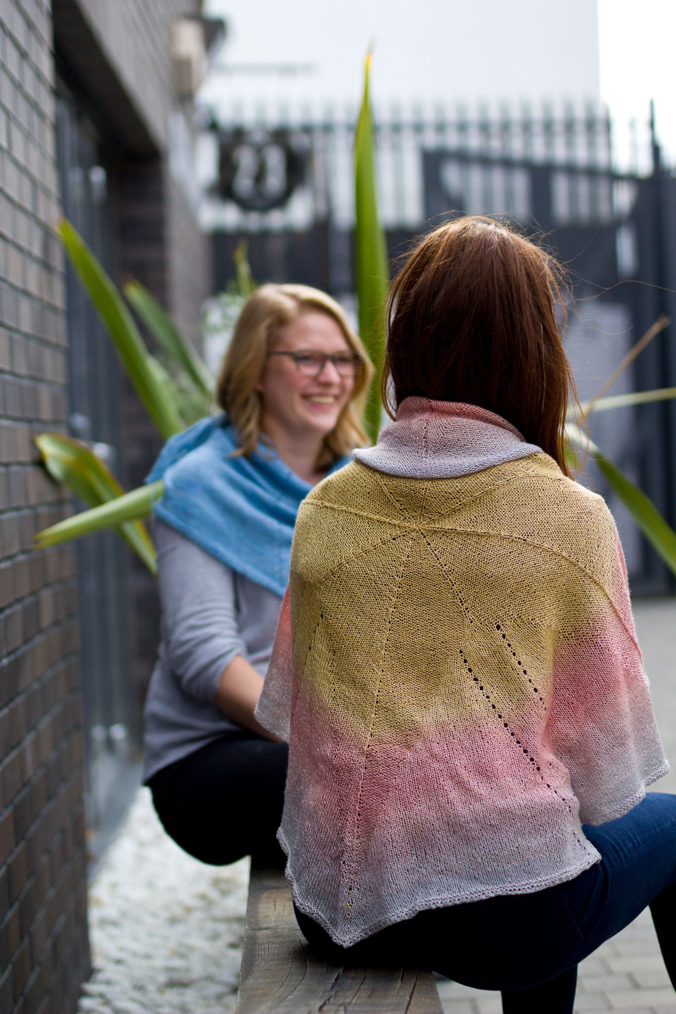 Aggravation Shawl, Octoganol and Pentagonal 