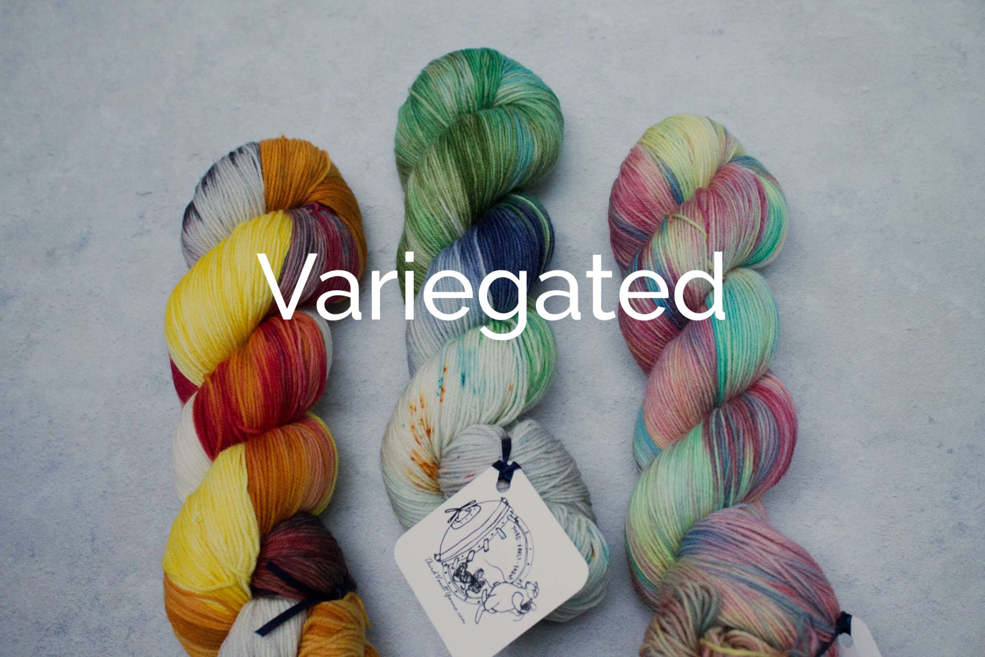 Check out the Variegated yarns section of the shop