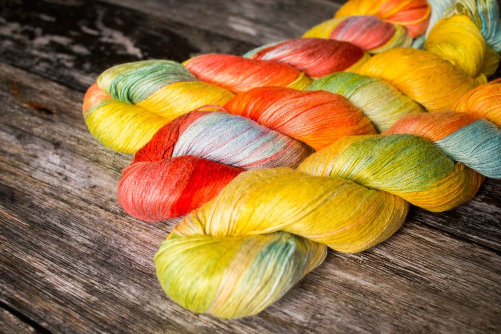 Rainbow ~ Non Wool Yarn