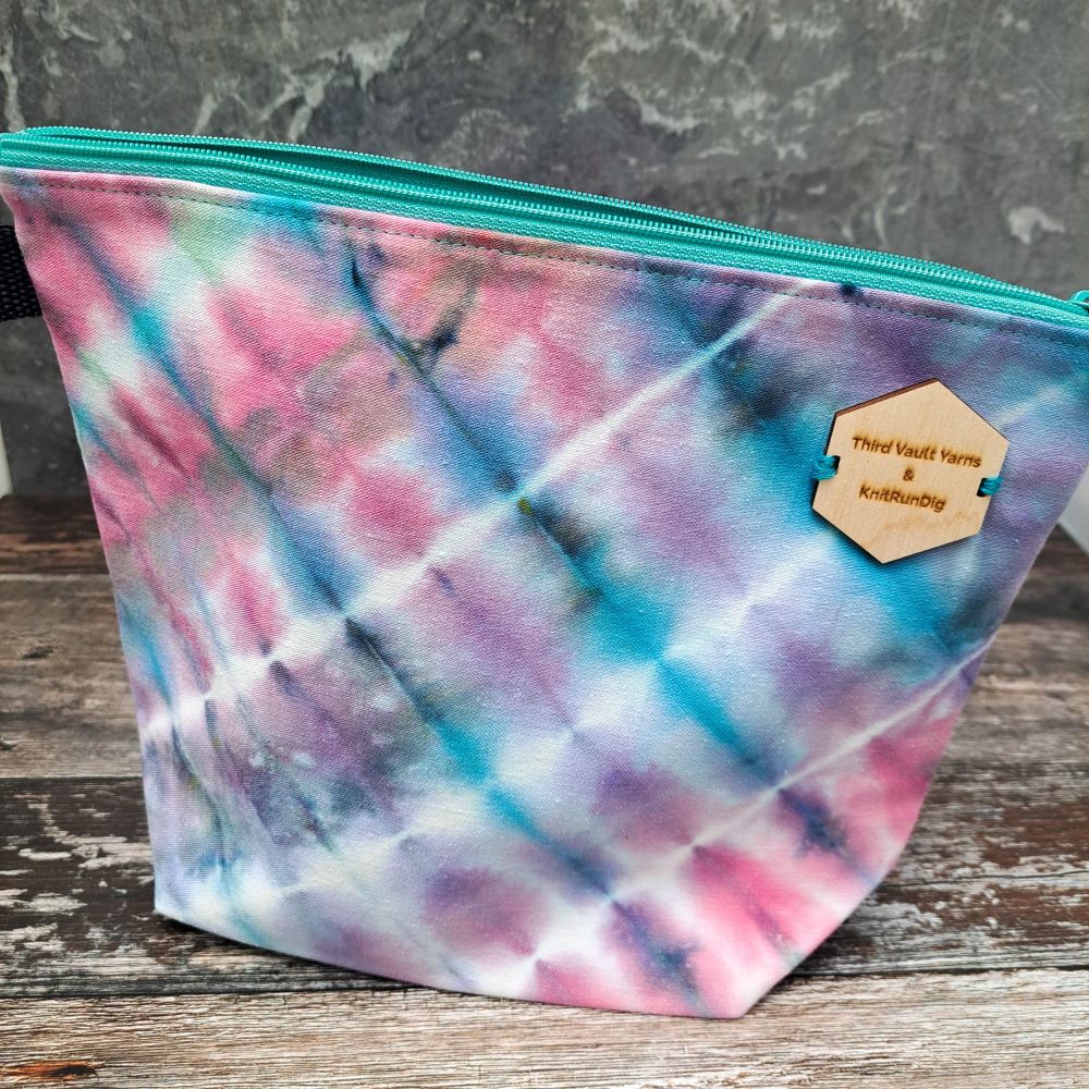 Refraction ~ Hand Dyed Project bag