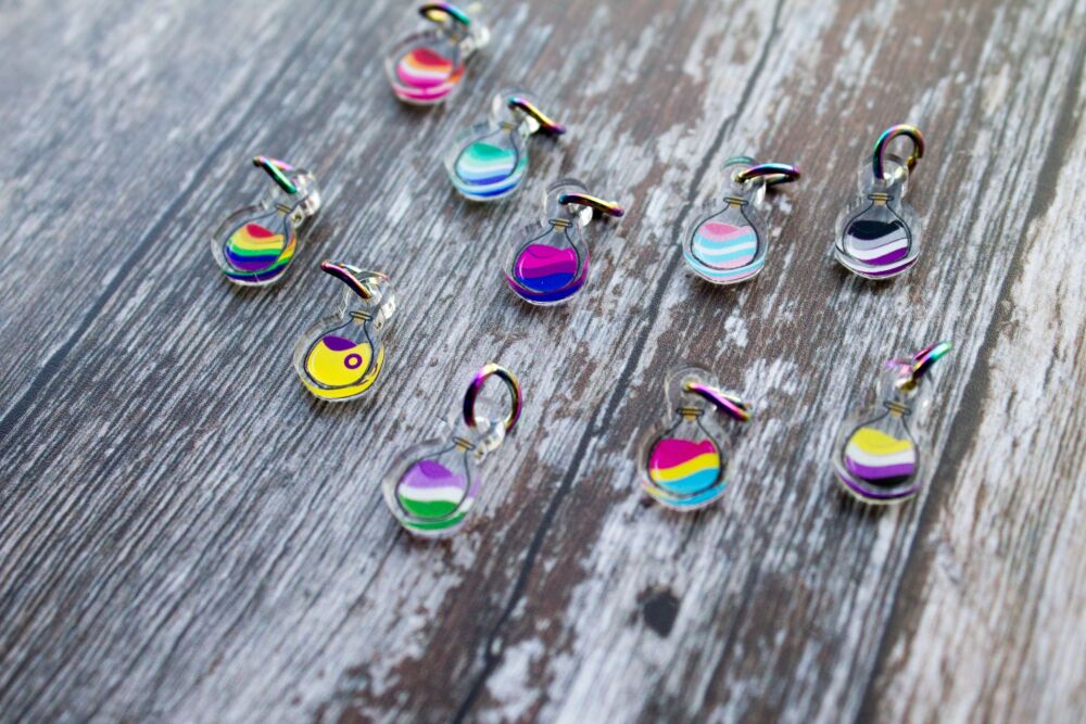 Pride Potion Stitchmarkers
