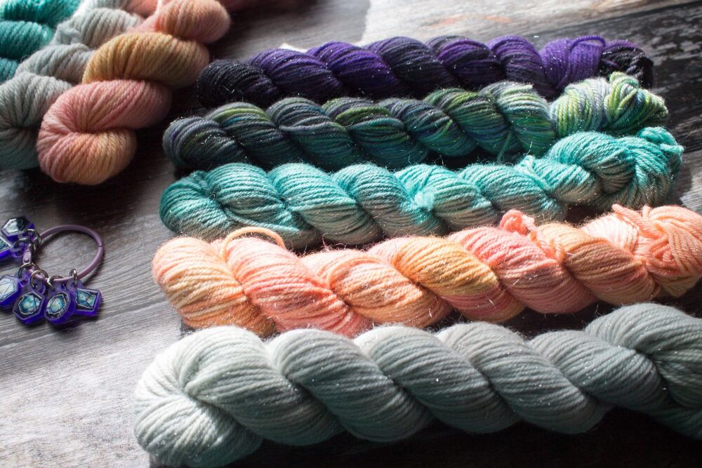 After Stormy Skies ~ Yarn and Stitchmarker Sets
