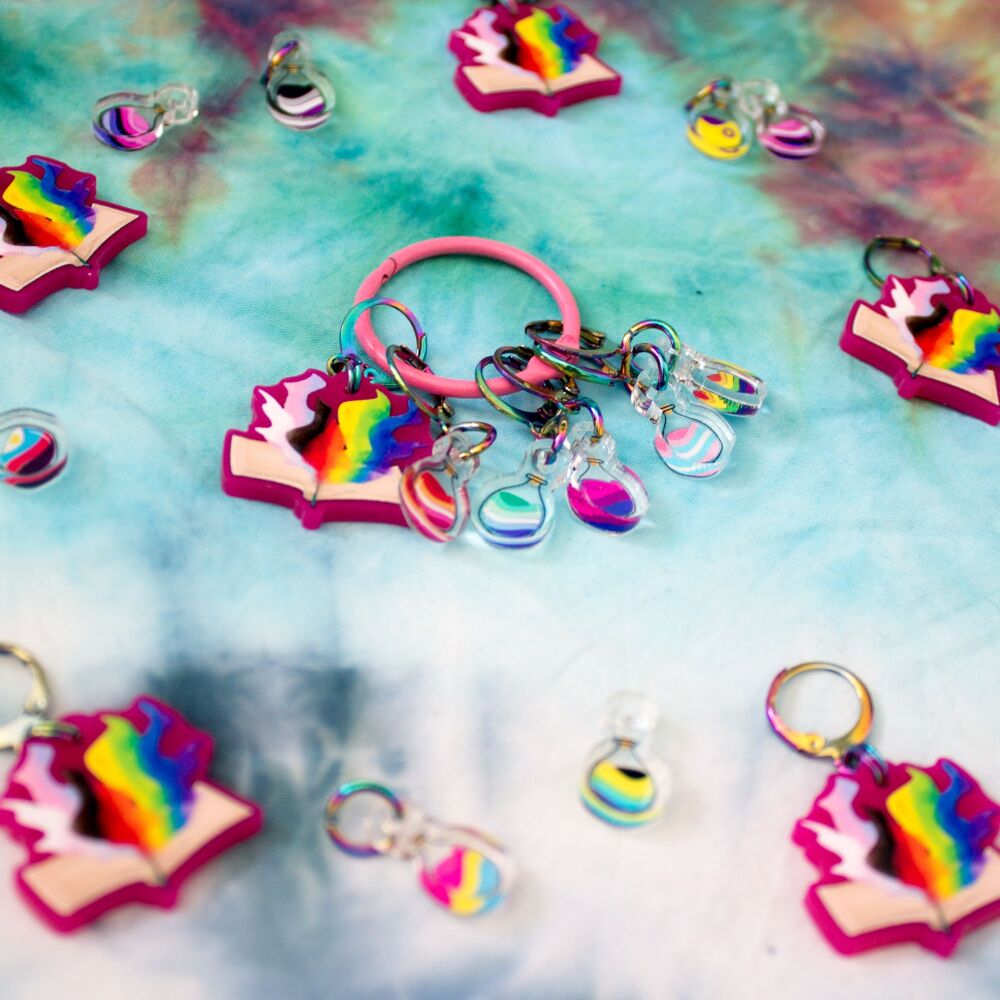 Queer Magic ~ Limited Edition Stitchmarkers