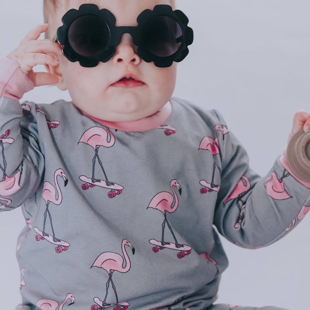 Roll with it Flamingo Top