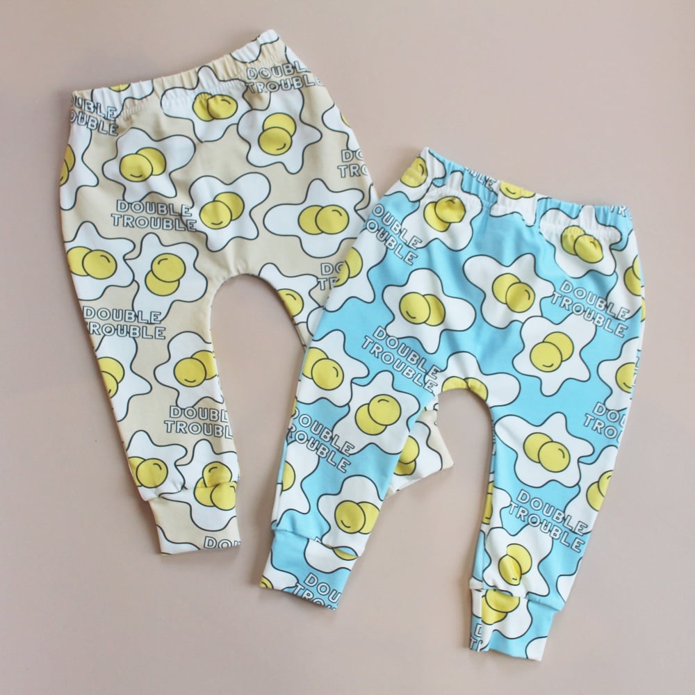 Double Trouble BLUE  Leggings (Ready made)