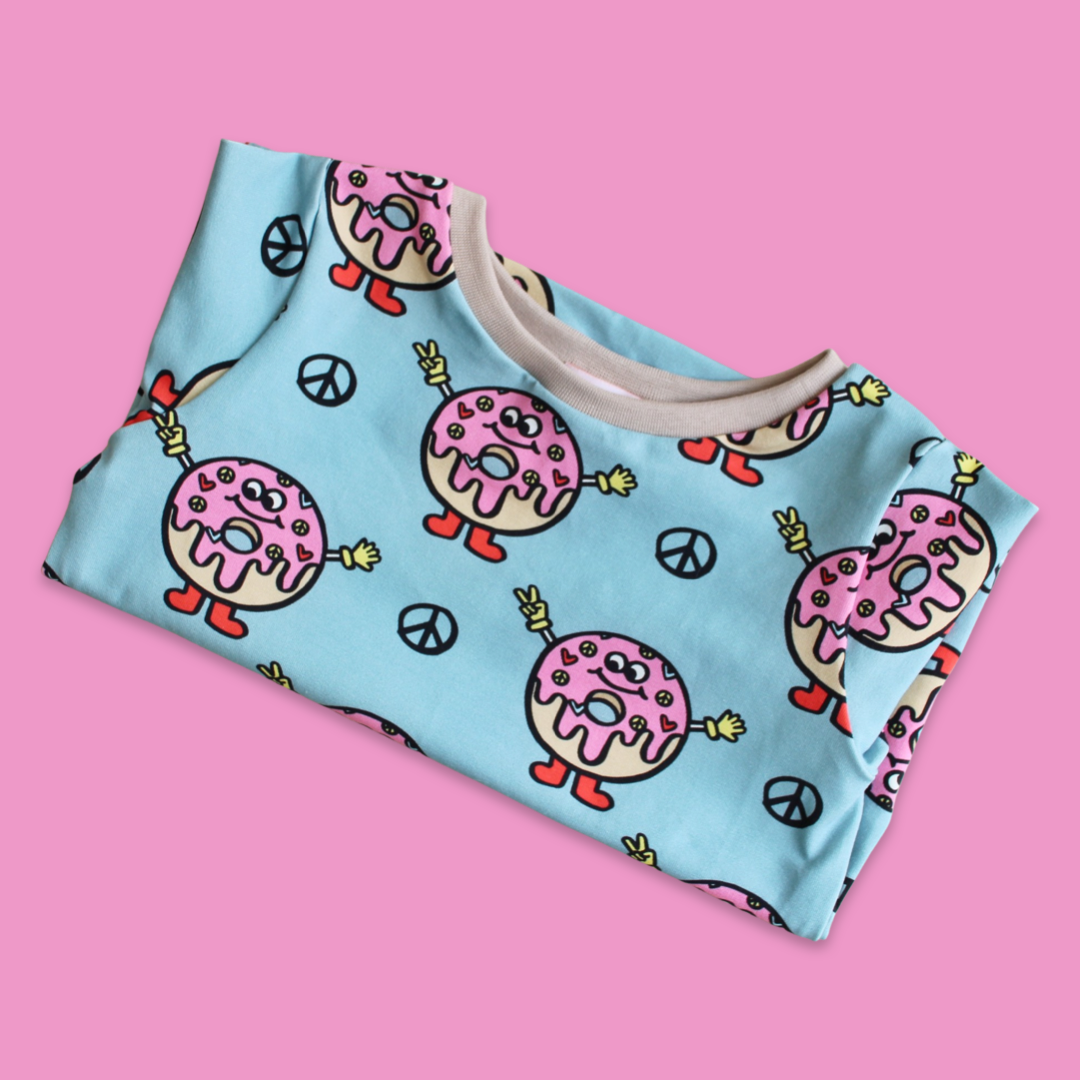 Peace, Love and Doughnuts Top