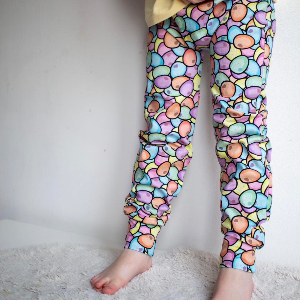Womens Easter Leggings Colorful Easter Eggs Print Yoga Pant 2024