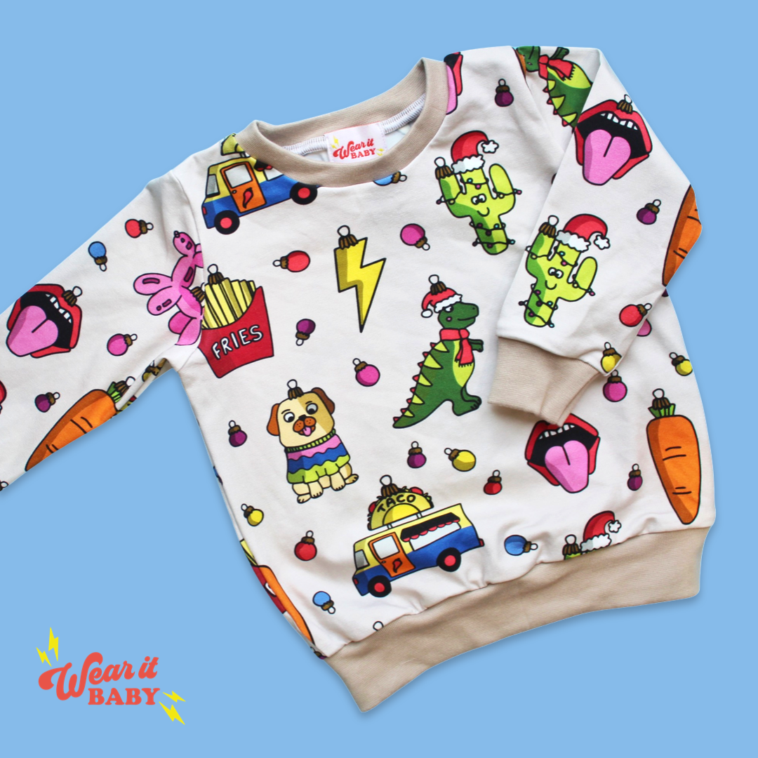 Dec the halls long sleeved top