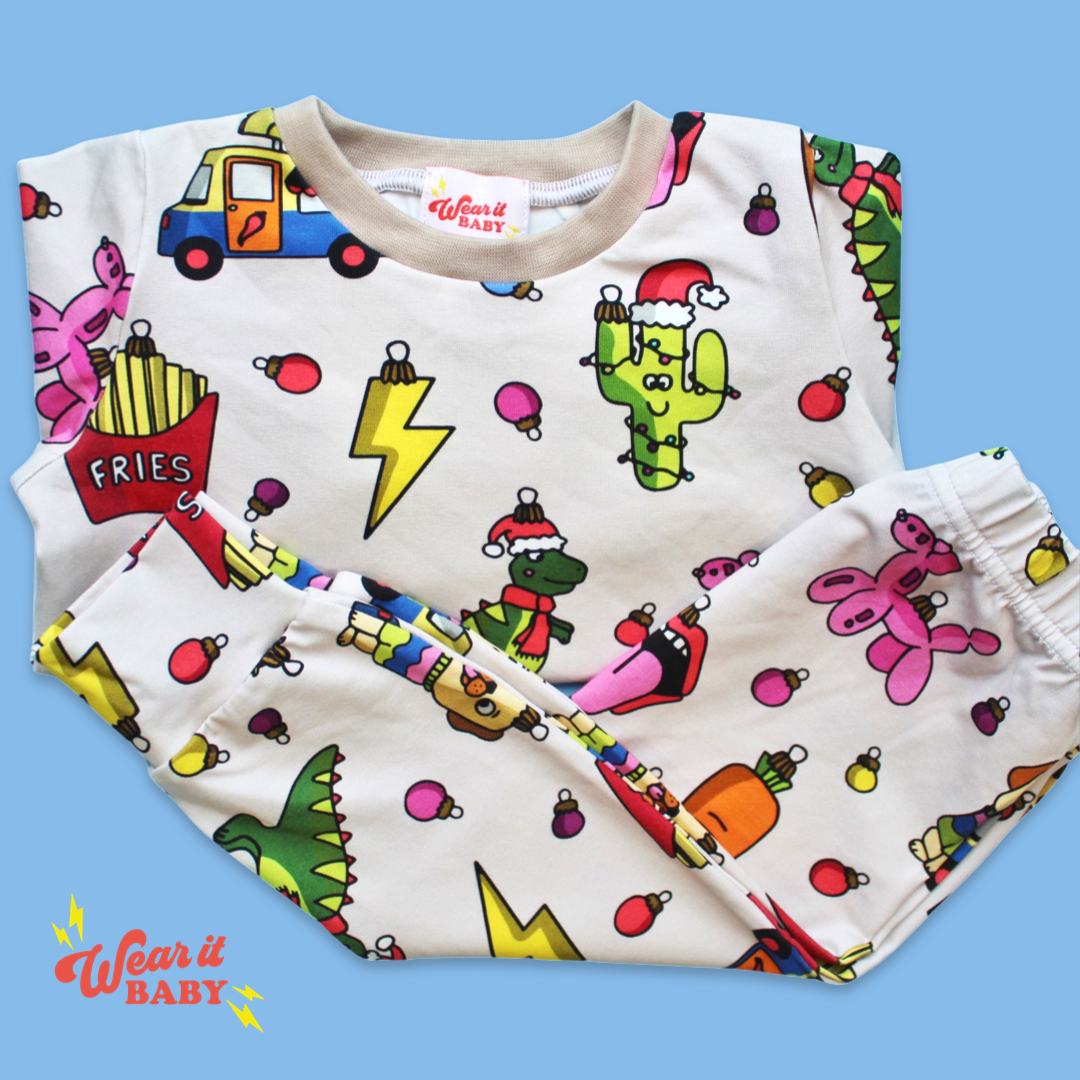 Dec the halls long sleeved top