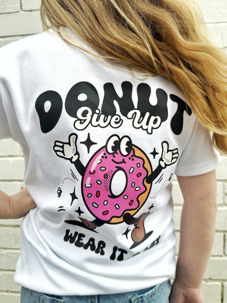 Donut Give up T-shirt