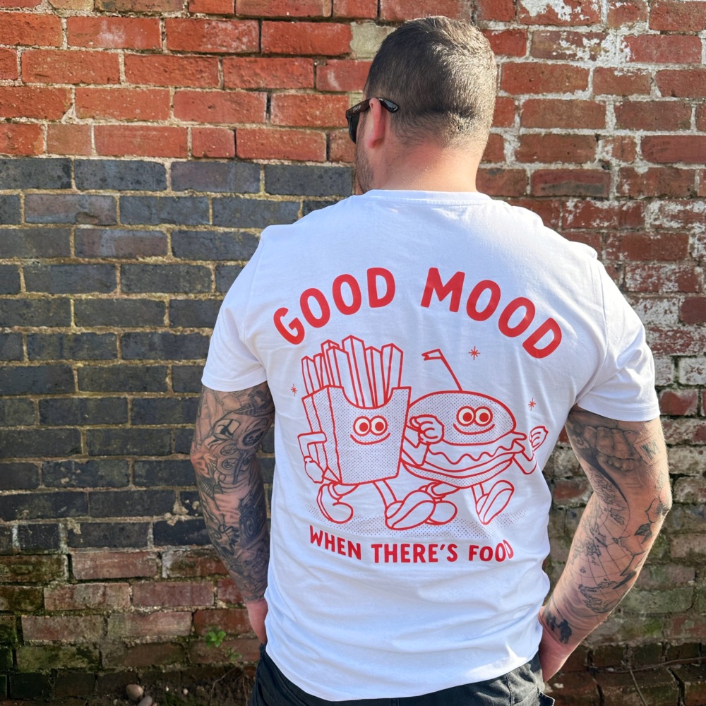 Adult Good mood when there's food T-shirt