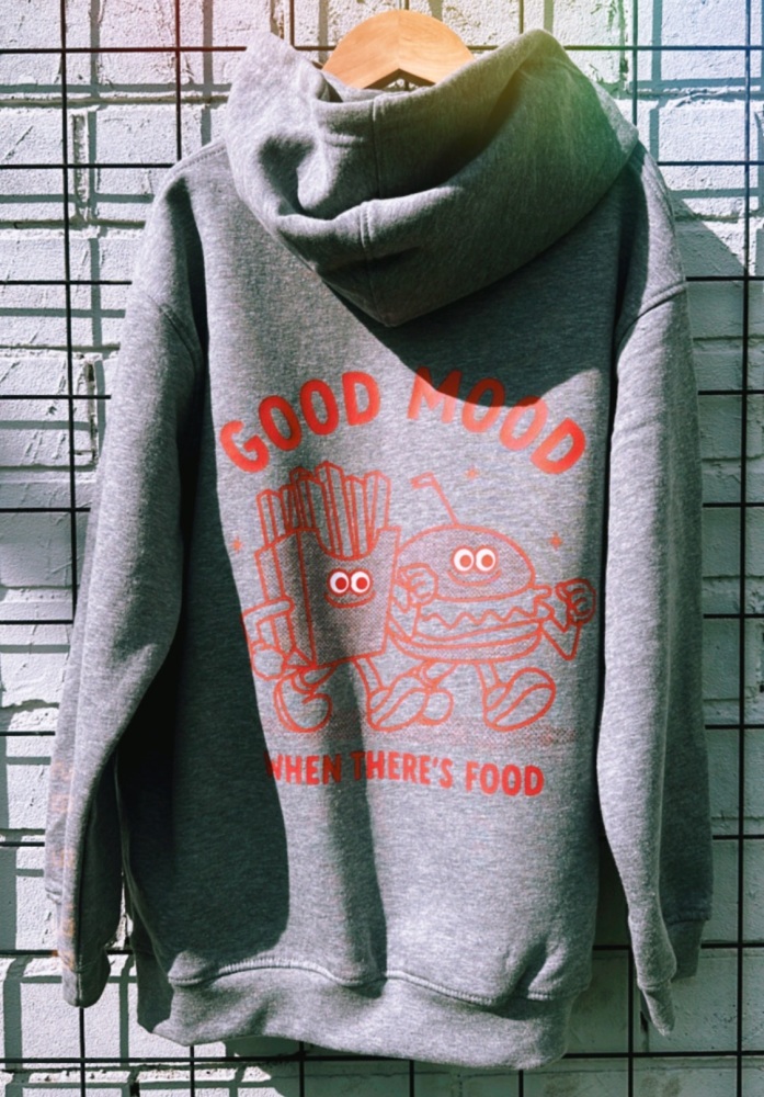 Good Mood when there's food Hoodie
