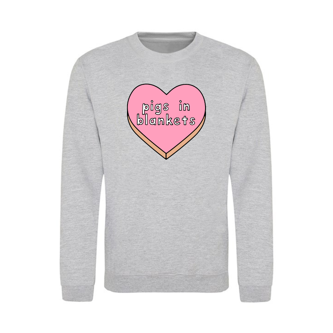 Unisex Adult Pigs in blankets sweatshirt
