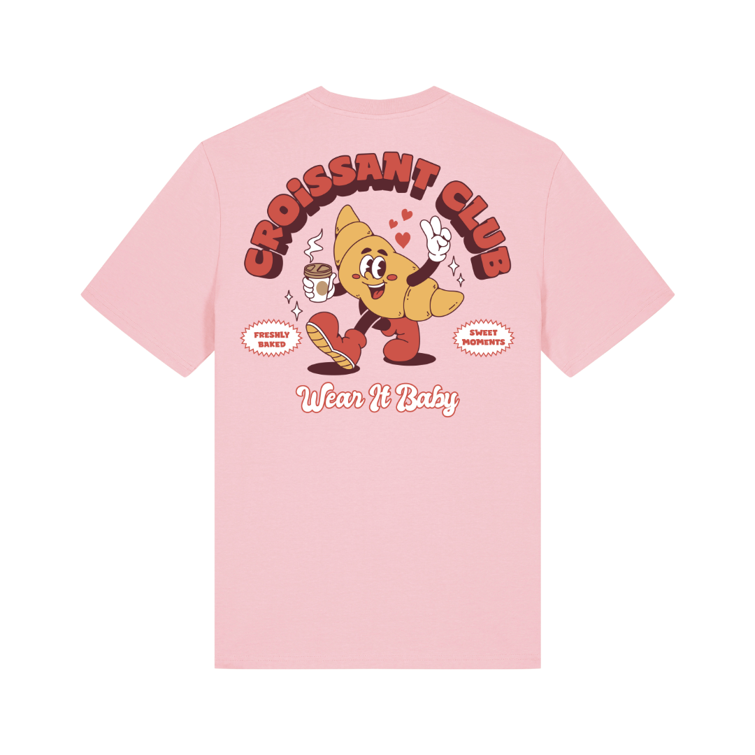 Unisex Adult Croissant Club T-shirt