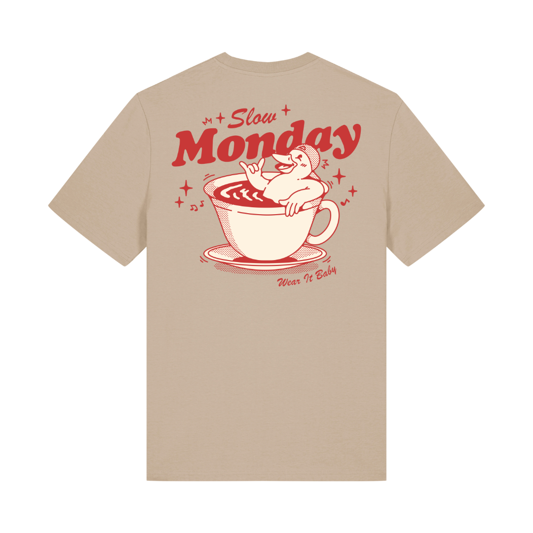 Unisex Adult Slow Monday T-shirt