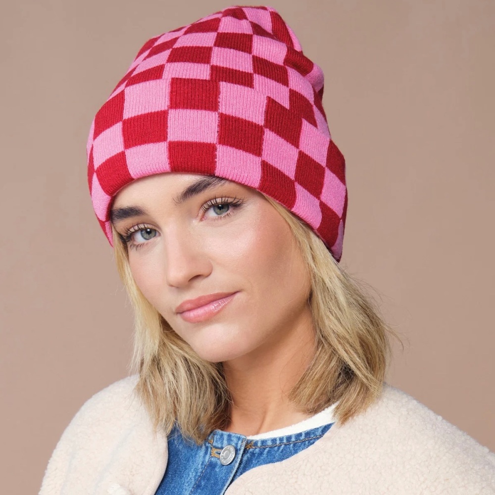 Checkerboard Beanie