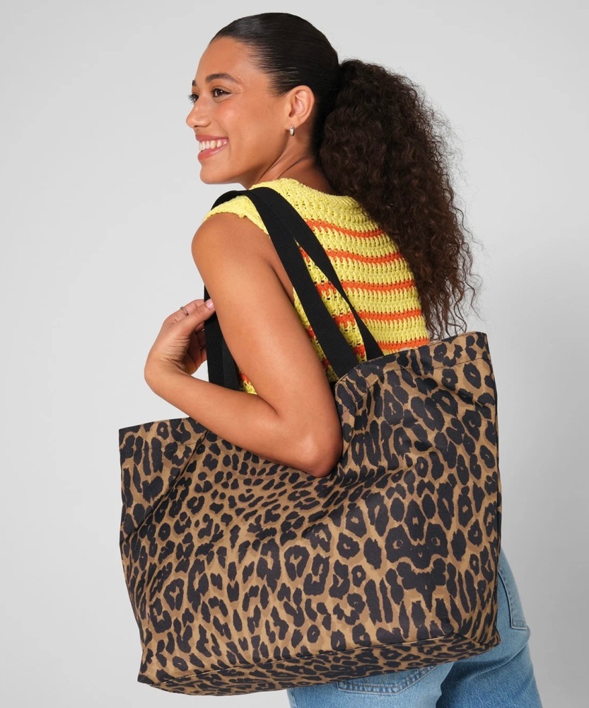 Leopard Print Tote Bag