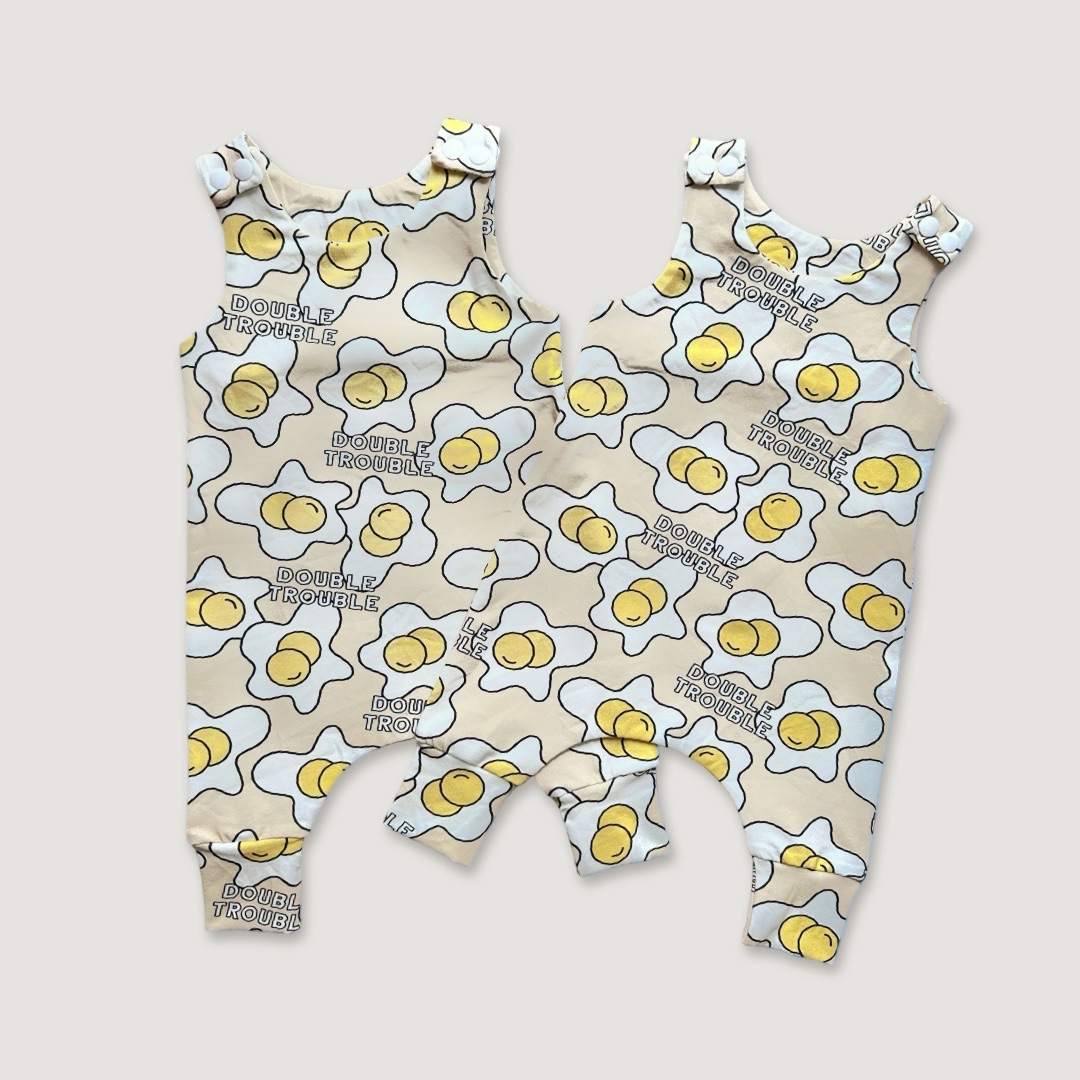 Double Trouble NEUTRAL Romper