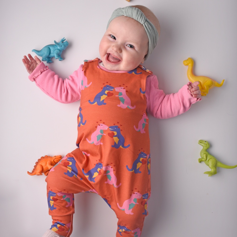 Dino Love Romper