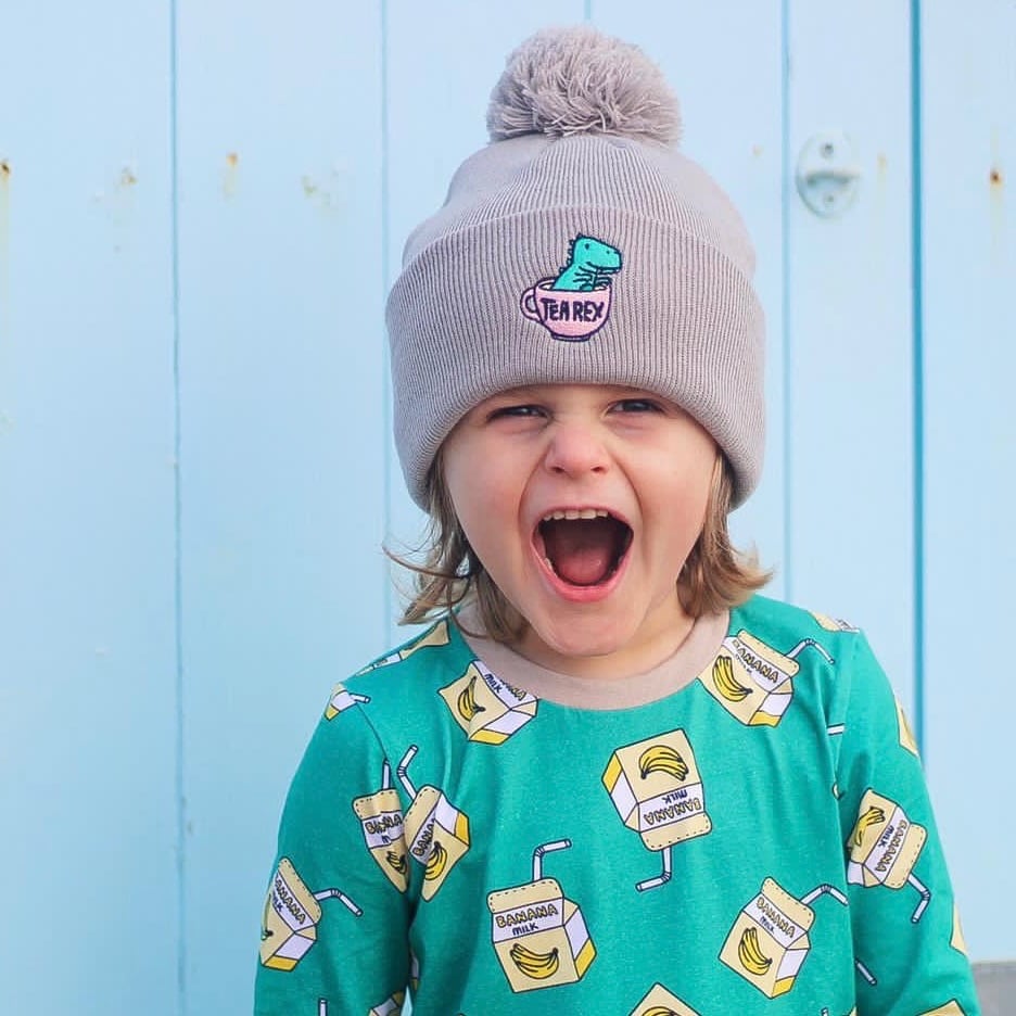 Tea Rex Bobble Hat