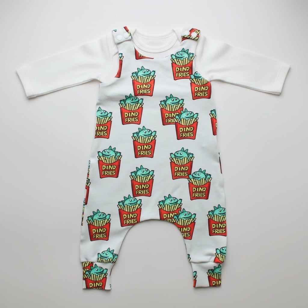 Dino Fries Romper