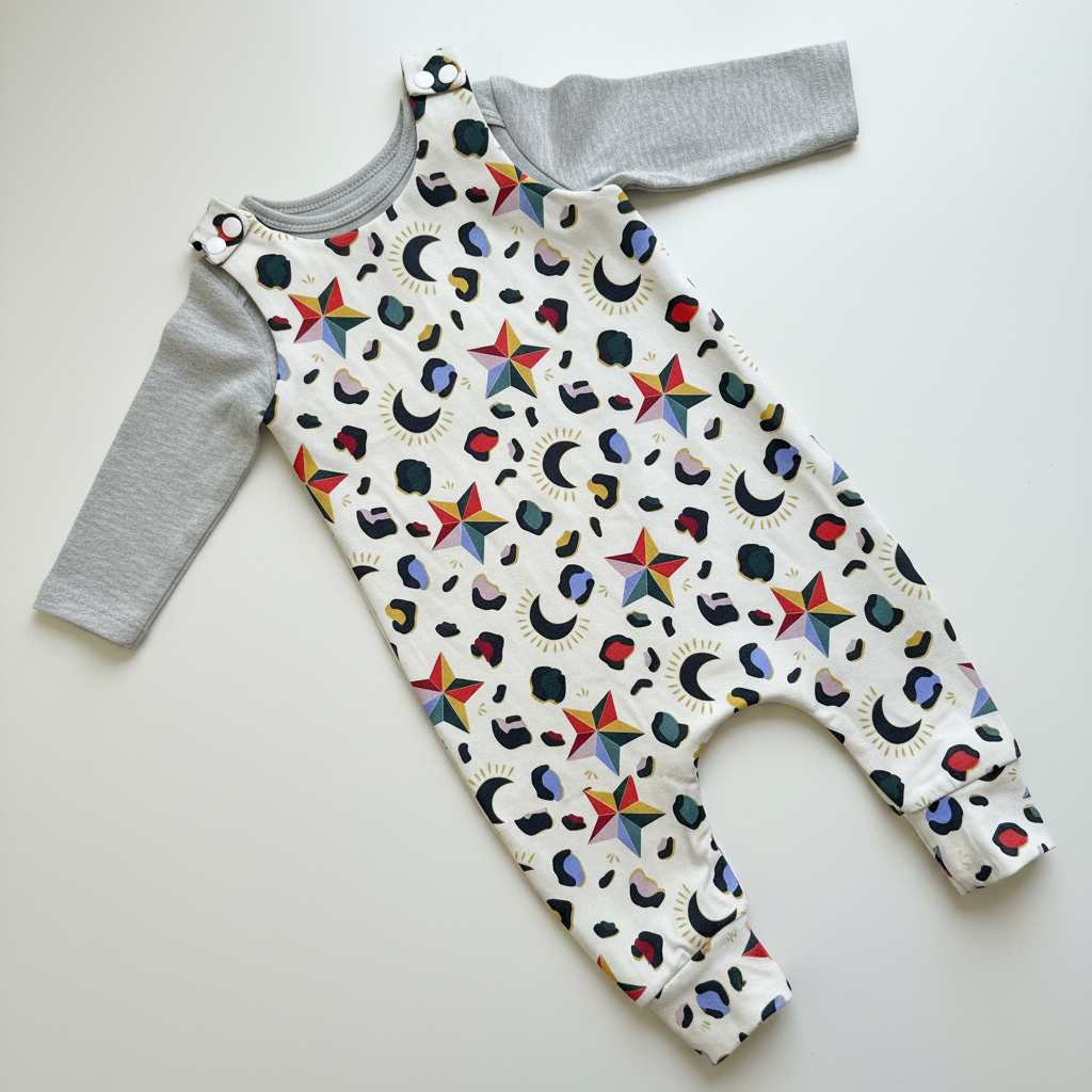 Celestial Leopard Romper