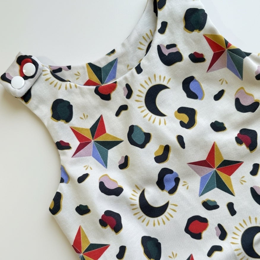 Celestial Leopard Romper