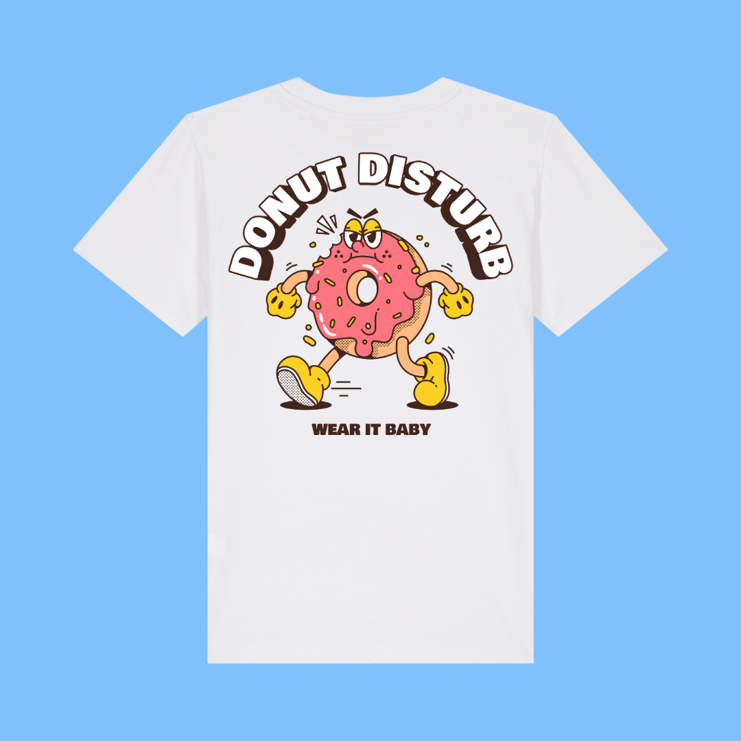 2-3 YR Donut Disturb T-shirt White