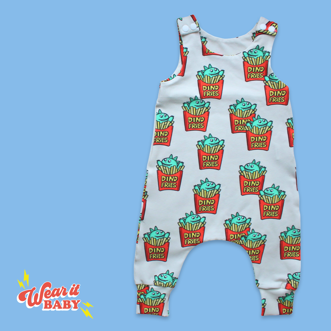 6-9M Dino Fries Romper