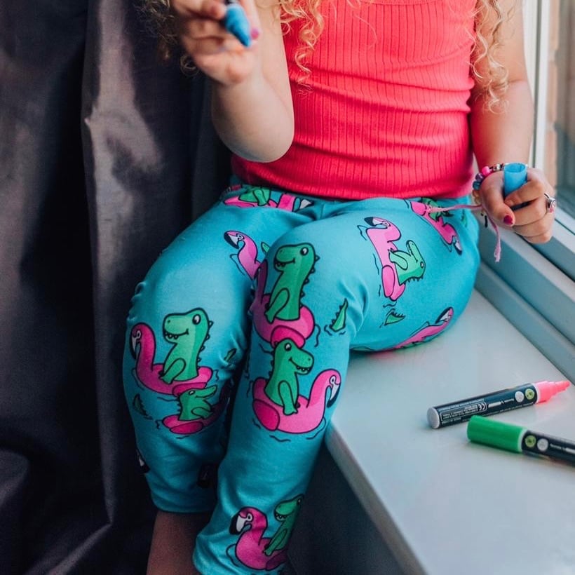 0-3M Dino Mingo Leggings