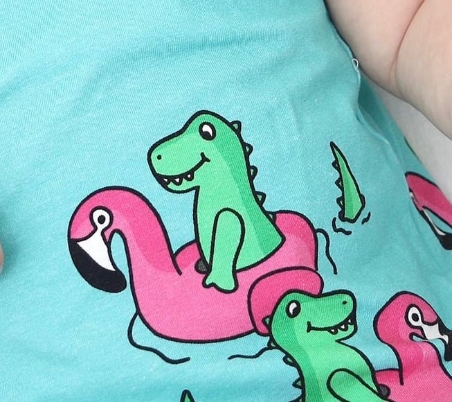 0-3M Dino Mingo Harem shorts