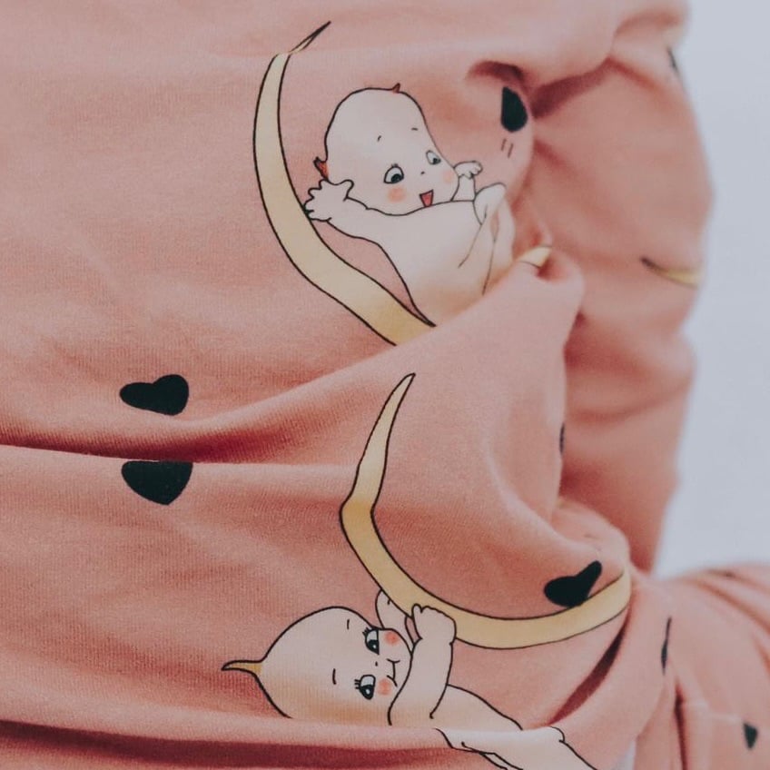 Kewpie Smock dress short sleeved