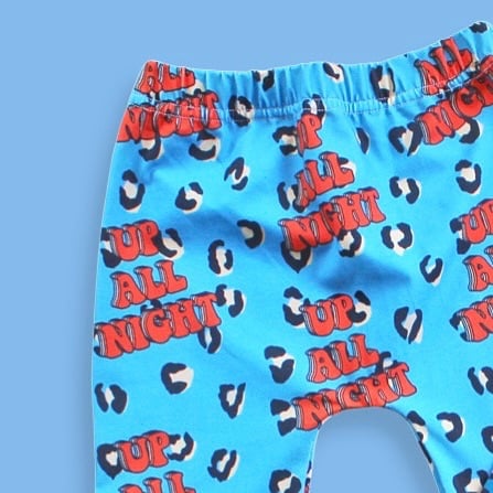 Up all night BLUE Harem shorts