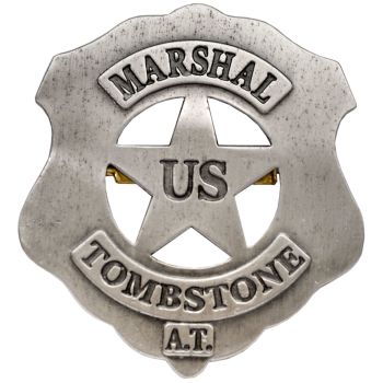DENIX U.S. MARSHALL TOMBSTONE BADGE (105)