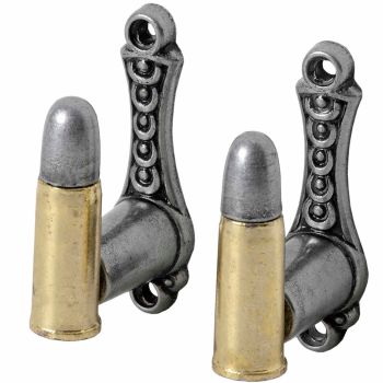 DENIX PAIR OF BULLET MOUNTS (28)