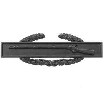 DENIX WORLD WAR II USA COMBAT INFANTRY BADGE 1943 (DARK METAL) (7152)