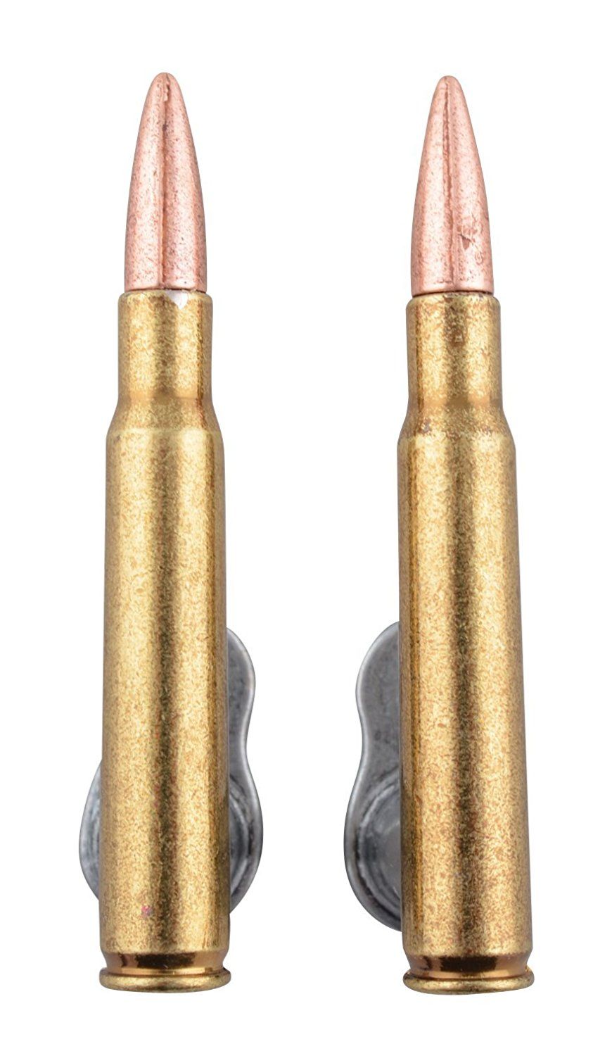 DENIX PAIR OF SPRINGFIELD RIFLE BULLET MOUNTS