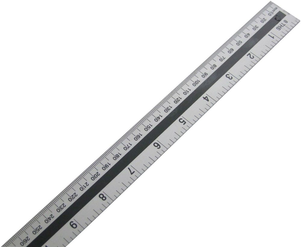 1 METRE ALUMINIUM RULER