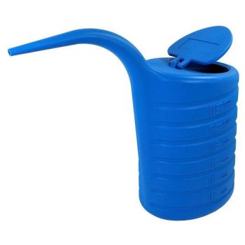 BLUE LIDDED MEASURING OIL JUG 6 Litres (3984)