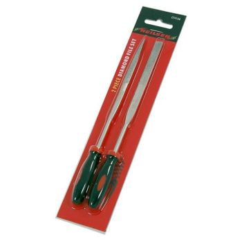 2pc DIAMOND SHARPENING FILE SET (4166)