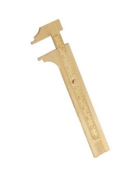 100mm (4") BRASS CALIPER RULER (4289)